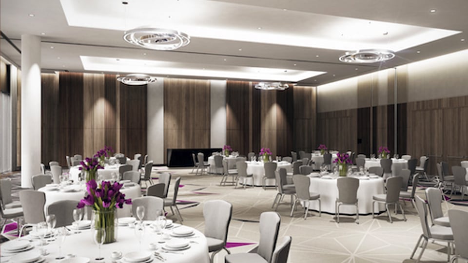 Конференц-центр Hilton Tallinn Park, освещение, выполненная работа ProfiElekter