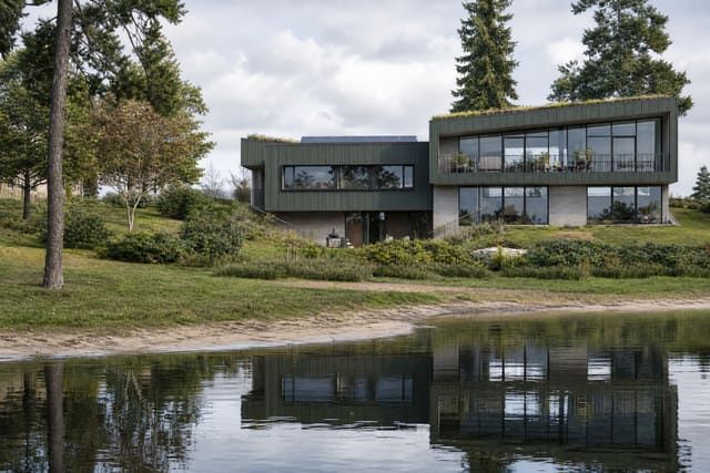 Järve Villa, Kurepalu, järvepoolne vaade, visualisatsioon